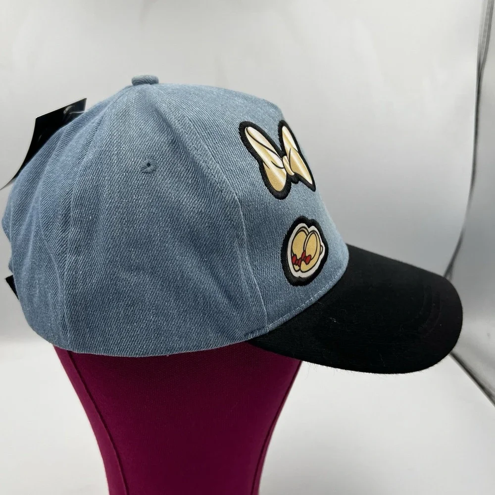 NEW! Berkshire Disney Rock The Bow Denim Cap Hat StrapBack Minnie Mouse One Size